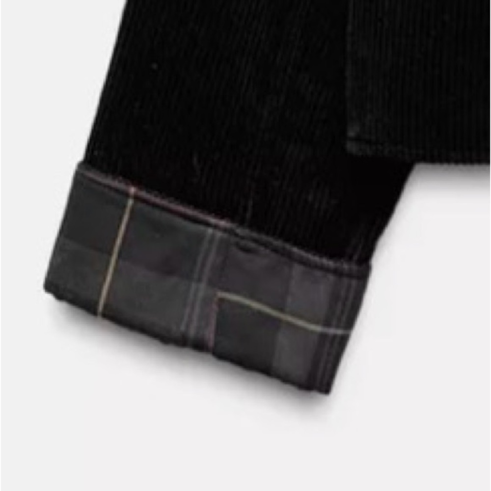 NWT Zara Women's Black Corduroy  Jacket - Picture 4 of 7